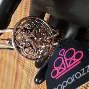 Silvertone Clamper Bracelet